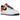 Baskets Nike Air Force 1 Low Raygun en vue latérale avec empeigne en cuir noir, accents jaunes, détails orange et semelle intermédiaire blanche avec Swoosh