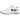 Nike Air Max 90 Golf White Black baskets vue sous angle avec tige blanche, logo Swoosh noir, lacets et semelle en caoutchouc robuste pour le golf.