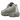 Nike Air Max 95 Retro Logo Grey Aqua baskets vue latérale avec tons gris, détails turquoise, empeigne en mesh superposé et unité Air visible.