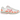 Nike P-6000 Digital Pink Crimson baskets en vue latérale avec tige en mesh blanc, superpositions argentées et accents rose et orange