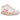 Nike P-6000 Digital Pink Crimson baskets vue latérale en mesh blanc avec détails en cuir rose, swoosh crimson et design rétro superposé.