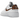 Nike Air Force 1 Low Pixel SE White Leopard baskets vue latérale en cuir blanc avec Swoosh imprimé léopard et semelle plateforme épaisse