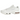 Nike Air Max Plus White Metallic Silver baskets en vue inclinée avec empeigne en mesh blanc, détails argentés et cadre ondulé caractéristique