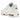 Nike Air Max Plus White Metallic Silver baskets vue latérale avec empeigne en mesh blanc, détails argentés et logo signature sur la languette