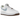 Nike Air Force 1 Low 07 LV8 Indigo baskets en vue latérale avec empeigne en cuir blanc, Swoosh bleu marine et détails sur le talon.