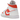 Air Jordan 1 Mid SE Bright Citrus baskets en vue latérale classique avec panneaux en cuir orange et blanc et swoosh noir emblématique