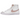 Nike Blazer Mid 77 Vintage Summit White Pink baskets vue latérale avec cuir blanc, logo Swoosh rose et semelle intermédiaire vintage.