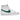 Nike Blazer Mid 77 Vintage White Malachite Green baskets en vue latérale avec empeigne en cuir blanc, swoosh vert et semelle en gomme