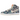 Nike SB Dunk High Hawaii baskets vue latérale avec tige en lin à motif floral, détails roses, un Swoosh rose et une semelle blanche à coutures.