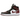 Air Jordan 1 Mid SE Black Dark Beetroot baskets vue latérale avec empeigne en cuir noir, empiècements bordeaux et semelle intermédiaire blanche