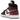 Air Jordan 1 Mid SE Black Dark Beetroot baskets vue latérale avec empeigne noire, détails bordeaux, semelle intermédiaire blanche et lacets.