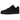 Nike Air Force 1 Low Stussy Black baskets vue latérale avec empeigne en textile noir et détail Stussy brodé sur le talon et la pointe
