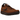 NikeCraft General Purpose Shoe Tom Sachs Field Brown baskets vue latérale avec empeigne marron foncé, semelle blanche et lacets noirs détaillés.