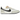 Nike Waffle Trainer 2 White Black baskets vue latérale avec empeigne blanche, logo Swoosh noir, lacets blancs et semelle extérieure gaufrée en gomme