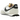 Nike Waffle Trainer 2 White Black baskets vue latérale avec empeigne en textile blanc, empiècements en daim et swoosh noir en cuir