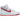 Nike Dunk High White Picante Red baskets vue latérale avec base en cuir blanc, empiècements rouge vif, swoosh rouge et semelle classique.