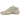 Adidas Yeezy 500 Blush baskets vue latérale, mettant en valeur l'empeigne en daim et mesh beige et la semelle imposante AdiPRENE avec ses lacets.
