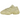 Adidas Yeezy 500 Super Moon Yellow baskets vue latérale avec l'emblématique empeigne jaune en daim et mesh, montée sur une épaisse semelle adiPRENE.