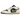 Air Jordan 1 Low Jade Smoke baskets vue latérale avec détails en cuir vert, logo Swoosh noir, lacets blancs et une semelle extérieure blanche
