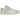 Baskets Air Jordan 1 Low Lemonade avec vue latérale, présentant des empiècements jaune citron sur une base en cuir blanc et lacets blancs