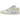 Air Jordan 1 Low Lemonade baskets vue de profil avec détails en cuir jaune, semelle intermédiaire blanche et logo Swoosh blanc