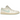 Air Jordan 1 Low Sail Igloo baskets vue de profil avec un coloris blanc et vert clair, le Swoosh emblématique et une pointe perforée.