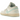 Air Jordan 1 Low Sail Igloo baskets vue latérale en cuir blanc avec des détails swoosh vert clair et une semelle plate classique