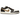 Air Jordan 1 Low Shadow Brown baskets en vue latérale avec un mélange de nubuck marron, cuir noir et une semelle intermédiaire blanche