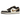 Air Jordan 1 Low Shadow Brown baskets en vue latérale avec détails en cuir marron, swoosh noir, semelle intermédiaire blanche et semelle extérieure marron.