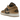 Air Jordan 1 Low Desert baskets vue de côté avec une empeigne en daim marron clair, un swoosh emblématique et une semelle intermédiaire blanche