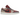Air Jordan 1 Low Canyon Rust baskets vue latérale avec des tons chauds en daim rouille, un Swoosh en cuir noir et une semelle claire.