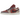 Air Jordan 1 Low Canyon Rust baskets vue angulaire avec détails en daim rouille et noir et logo Jumpman brodé sur la languette