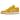 Air Jordan 1 Low Yellow Strike baskets en vue latérale, en daim jaune clair avec semelle intermédiaire blanche, logo Swoosh noir et lacets blancs