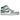 Air Jordan 1 Mid SE Grey Green baskets vue de profil classique avec empiècements en daim vert, lacets blancs et semelle grise