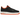 Nike Air Force 1 Low 07 PRM Halloween baskets en vue latérale avec empeigne en cuir noir, graphismes d'yeux discrets, semelle blanche et swoosh orange.