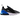 Baskets Nike Air Max 270 Black Light Photo Blue vue latérale avec empeigne noire, unité Air bleu clair au talon et semelle intermédiaire blanche