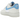 Nike Air Force 1 Low 07 Next Nature Pale Ivory University Blue baskets en vue latérale avec empeigne ivoire pâle et logo swoosh bleu clair.