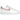 Nike Air Force 1 Low 07 Next Nature Elemental Pink baskets en vue latérale, mettant en valeur l'empeigne en cuir blanc et les détails Swoosh roses
