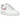 Nike Air Force 1 Low 07 Next Nature Elemental Pink baskets vue latérale avec empeigne en cuir blanc classique et détails Swoosh rose tendre