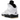 Air Jordan 5 Retro Reverse Metallic baskets vue de face avec empeigne blanche, détails noirs, unité Air visible et languette rouge emblématique