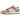 Nike Dunk Low Medium Curry baskets vue latérale avec empiècements en cuir blanc, daim marron texturé et semelle beige