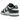 Nike Dunk Low Michigan baskets vue latérale avec ses panneaux emblématiques en cuir jaune et bleu marine, semelle blanche et gomme