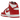 Nike Dunk High Championship White Red baskets vue latérale avec base en cuir blanc, détails rouges et lacets blancs sur une semelle classique