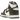 Nike Dunk High Retro Cargo Khaki (2021) baskets vue latérale avec détails en cuir blanc, empiècements vert foncé et semelle en gomme classique