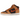 Nike Dunk High PRM Dark Russet baskets en vue laterale avec une tige en cuir marron, une semelle blanche et le swoosh