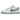 Nike Dunk Low White Green Noise baskets vue latérale avec base en cuir blanc, détails verts et semelle intermédiaire blanche