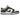 Nike Dunk Low Medium Olive baskets vue latérale avec superpositions en cuir vert olive, semelle blanche, Swoosh vert olive et lacets assortis