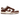 Nike Dunk Low Cocoa Waow baskets vue latérale avec empeigne en cuir marron, base couleur crème, semelle intercalaire blanche.