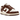 Nike Dunk Low Cocoa Waow baskets vue latérale avec panneaux en cuir blanc et marron, logo Swoosh classique, semelle intermédiaire et gomme.