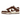 Nike Dunk Low Cocoa Wow baskets vue latérale avec semelle intermédiaire blanche, superpositions en daim marron et swoosh en cuir